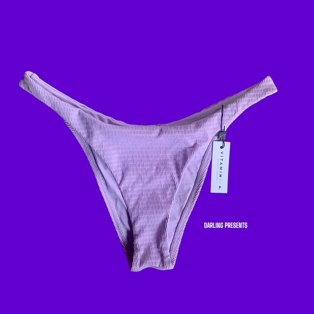 Vitamin A California High Leg Bikini Bottom Women Color Slet Size 12/D/L